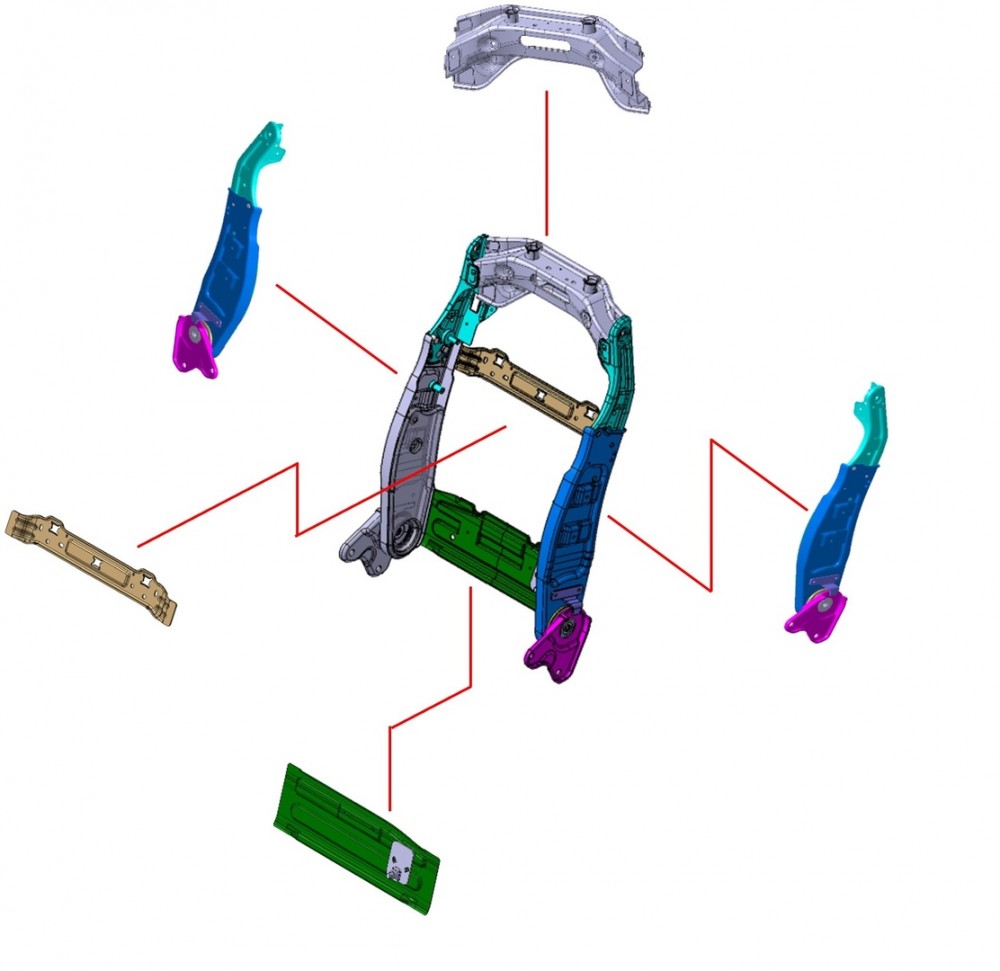 car-part-front-back-seat-frame