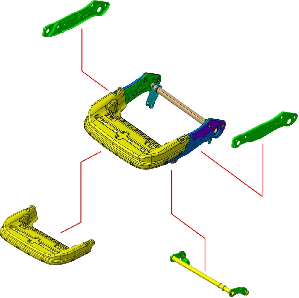 car-part-front-back-seat-frame